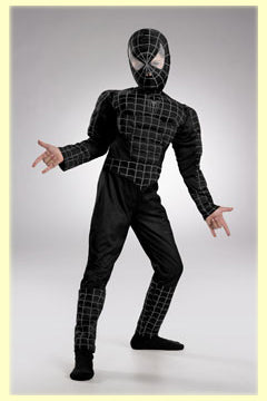 Spider-Man Movie 3 Muskelattrappen + Haube für Kinder