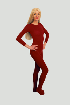 Strumpfhosen bordeaux XXXL