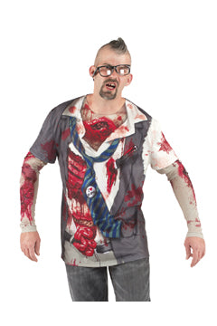 Zombie Fotorealistisches Shirt L