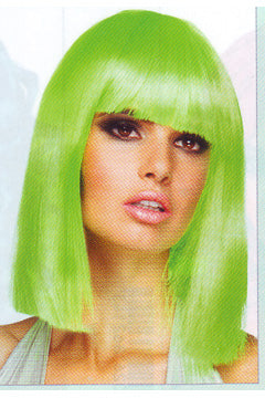 Dance Perücke neon green
