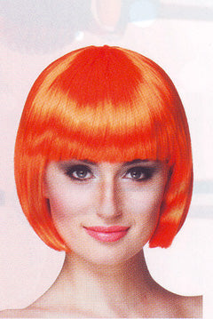Cabaret Perücke orange