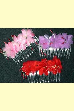 Blumenkamm 8cm 3 versch Farben