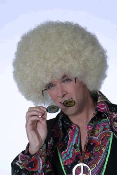Afro kleine Locken blond