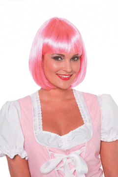 Bobline de luxe neon-rosa