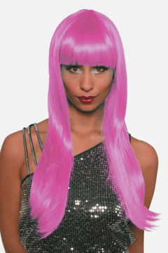 Bobline lang de luxe neon-rosa