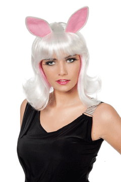Bunny Perücke weiß