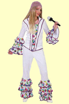 ABBA (Party Girl) weiß 36 – Perücke