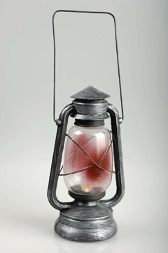 Blutige Laterne mit Licht 26 cm x 14 cm A