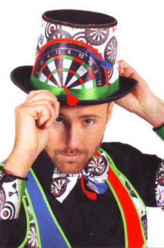 Hoge hoed Darts schwarz