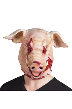 blutiges Schwein Maske Latex