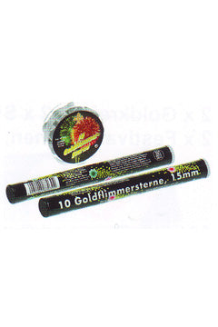 Goldglimmer cal 15 mm 10 Stück
