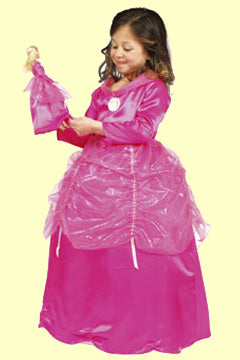Barbie (Fuchsia Prinzessin + Puppenkleid)