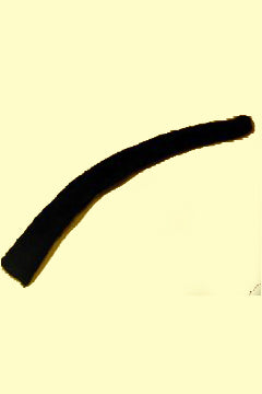 Cat Tail + Belt schwarz 90 cm
