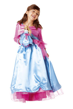 Barbie Hellblau + Puppenkleid