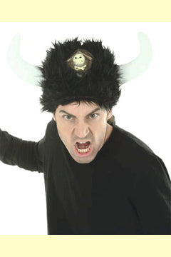 Barbarenhaube mit Hörnern für Erw