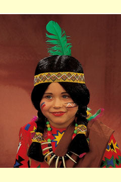 Clown-Perücke für Kinder schwarz
