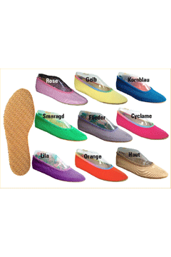 Gymnastikschuhe rosa Gummisohle 47