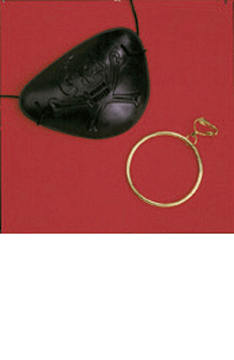 Augenklappe mit Ohrring