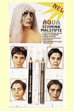 Aqua-Schmink-Malstifte 3 Stifte