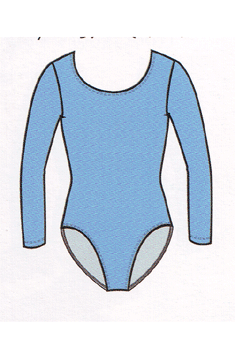 Body langarm weiß glanz (S M L)