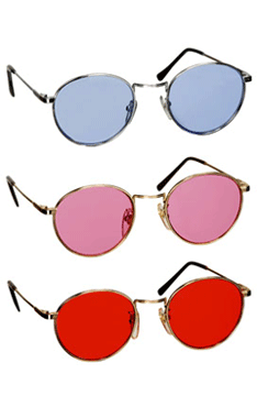 Nickel - Brille 3 verschiedene Farben