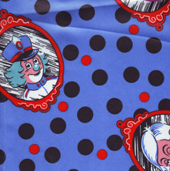 Clown Spiegel royalblau